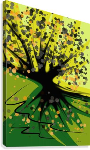falling leaves Canvas Print