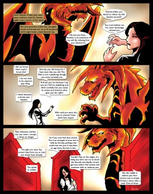 Her Human Heart Makes the Choice 1 of 2 Original Art from A Daughter of Kings the Ruin Mist Graphic Novel Limited Edition Celebrating The Tragic Love Story from the Books by Robert Stanek