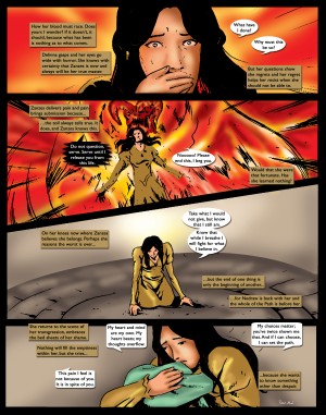 How Her Blood Must Race 1 of 2 Original Art from A Daughter of Kings the Ruin Mist Graphic Novel Limited Edition Celebrating The Tragic Love Story from the Books by Robert Stanek