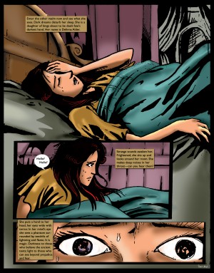 The Watcher Returns 1 of 2 Original Art from A Daughter of Kings the Ruin Mist Graphic Novel Limited Edition Celebrating The Tragic Love Story from the Books by Robert Stanek