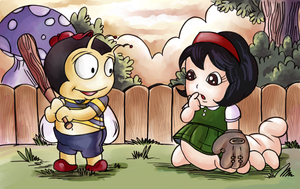 Time for Baseball Buster and Sarah