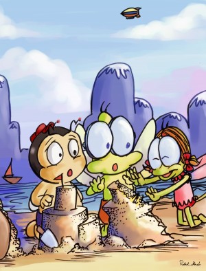 Sandcastles at the Beach