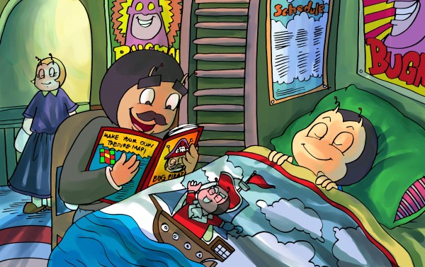 Bedtime stories - Bugville Critters Print