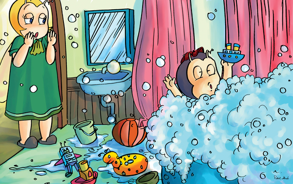 Bubble Bath Buster Bee - 2022 Release Print