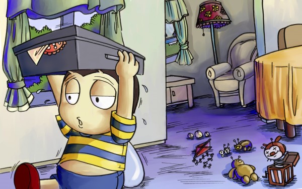 Toy Parade - packing up - Bugville Critters Print