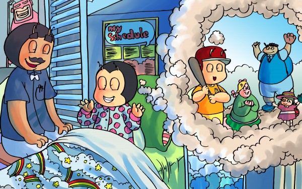 Baseball dreams - Bugville Critters Print