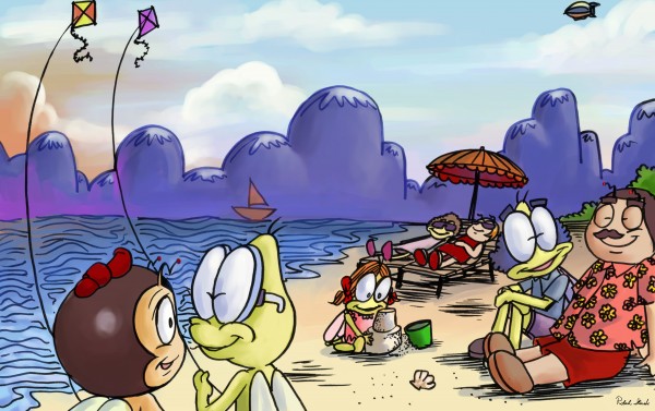 A Dream of Summer - Kites - Bugville Critters by Robert Stanek