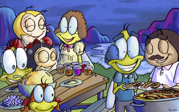 A Dream of Summer - Family - Bugville Critters Print