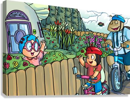 Its Time for a Bike Ride - Buster and Barry - 2022 Release Canvas Print