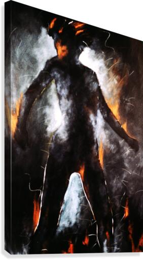 DONEBurningMan Canvas Print