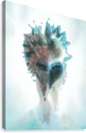  Blue McWolf copy Canvas Print