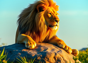 Majestic Lion Puzzle – Stunning Wildlife Jigsaw for Animal Lovers