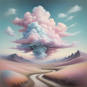 Whimsical Cloudscape - Ethereal Landscape Ar