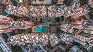 Urban Geometry | Hong Kong Towers and Central Playground