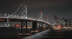 Bay Bridge At Night