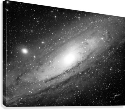 Andromeda BW Final Canvas Print