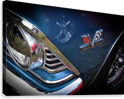Chevy Cross flags Canvas Print