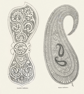 Indian design. 1888 edition Lornement Polychrome by Albert Racine 1825–1893.
