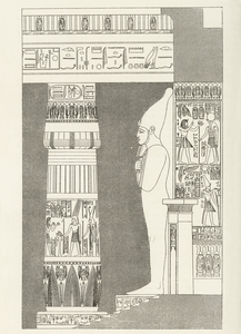Egyptian pattern. 1888 edition Lornement Polychrome by Albert Racine 1825–1893.