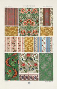 18th Century pattern. 1888 edition Lornement Polychrome by Albert Racine 1825–1893.