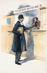 Man getting medicines 1893 by Edward Penfield