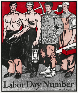 Labour Day Number ca. 1890-1907 by Edward Penfield