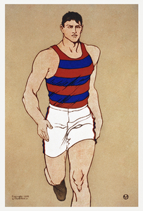 Athlete ca. 1908 by Edward Penfield