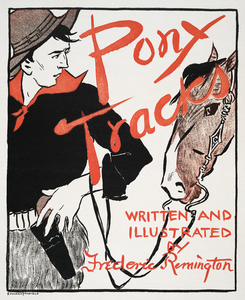Pony Tracks 1895 by Edward Penfield