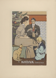 Vintage Christmas Poster ca. 1890–1907 by Edward Penfield