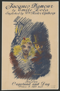 Woman and man 1896 print by Ethel Reed.