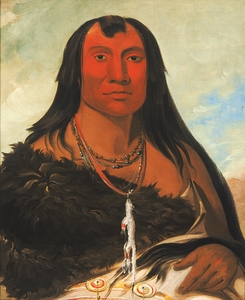 Cháh-Ee-Chópes Four Wolves a Chief In Mourning 1832