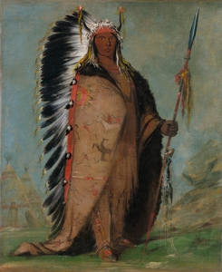 Ee-Áh-Sá-Pa Black Rock a Two Kettle Chief 1832