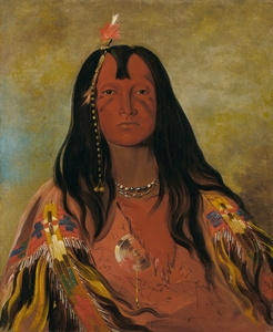 H’co-A-H’co-A-H’cotes-Min No Horns On His Head a Brave 1832 by IStockHistory com