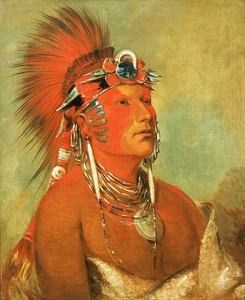 Jee-Hé-O-Hó-Shah Cannot Be Thrown Down a Warrior 1832