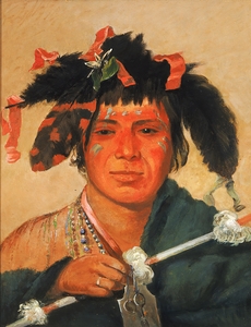 Ko-Mán-I-Kin-O-Haw Little Whale a Brave 1831