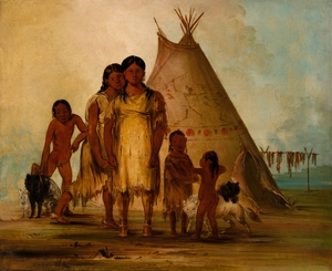 Two Comanche Girls 1834