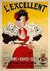 L’excellentConsomme De Viande De Bœuf 1895 Posters by Georges Meunier