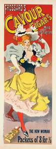 Frossard’s Cavour Cigars 1896 Posters by Georges Meunier