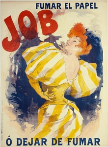 Fumar El Papel Job O Dejar De Fumar 1895 Poster by Jules Chéret