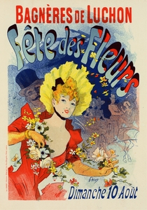 Fête Des Fleurs De Bagnères-De-Luchon 1898 Poster by Jules Chéret