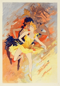 La Danse 1900 Poster by Jules Chéret