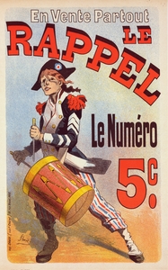 Le Rappel 1900 Poster by Jules Chéret