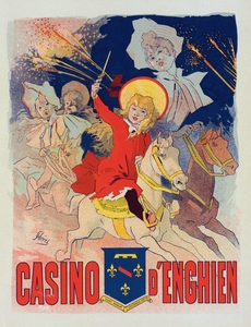 Casino d’Enghien 1898 Poster by Jules Chéret