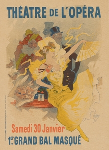 Theatre de L’Opera 1895-1900 Poster by Jules Chéret