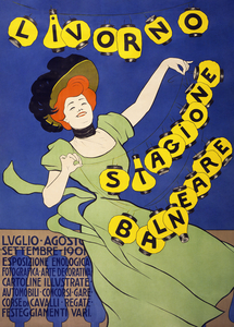 Livorno stagione balneare 1901 by Leonetto Cappiello