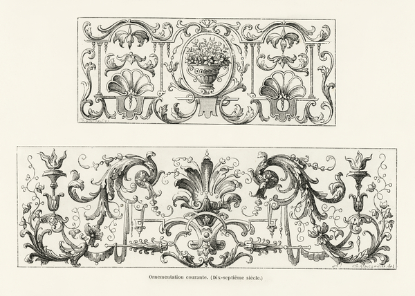 16th-century designs. 1888 edition Lornement Polychrome by Albert Racine 1825–1893. by IStockHistory com