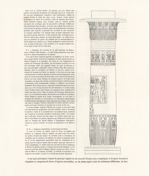 Ancient Egyptian decorative motif. 1888 edition Lornement Polychrome by Albert Racine 1825–1893. by IStockHistory com