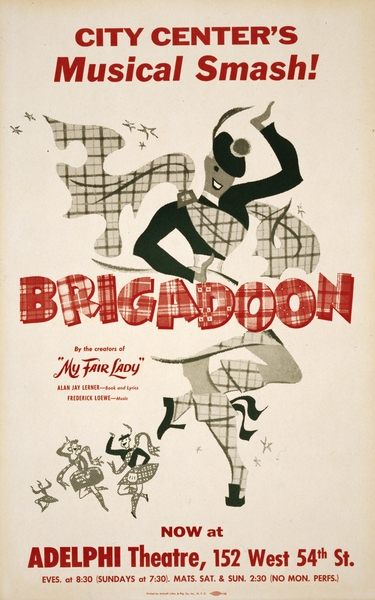 Brigadoon 1957 Artcraft Lithograph American 1905–1970  Poster by IStockHistory com