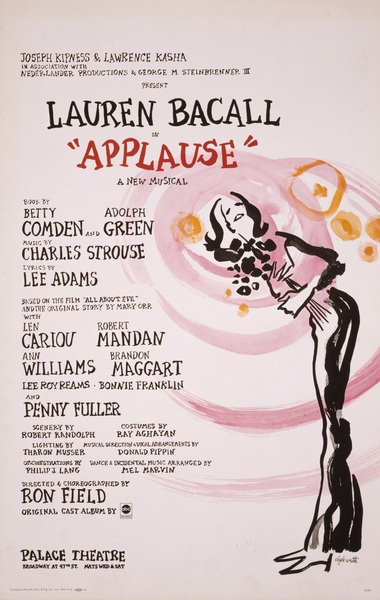 Applause 1970 Clyde Smith American 20th Century Artcraft Lithograph Poster by IStockHistory com