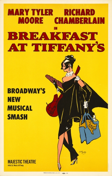Breakfast at Tiffany’s 1966 Freddy Weltop American 20th Century  Artcraft Lithograph Poster by IStockHistory com